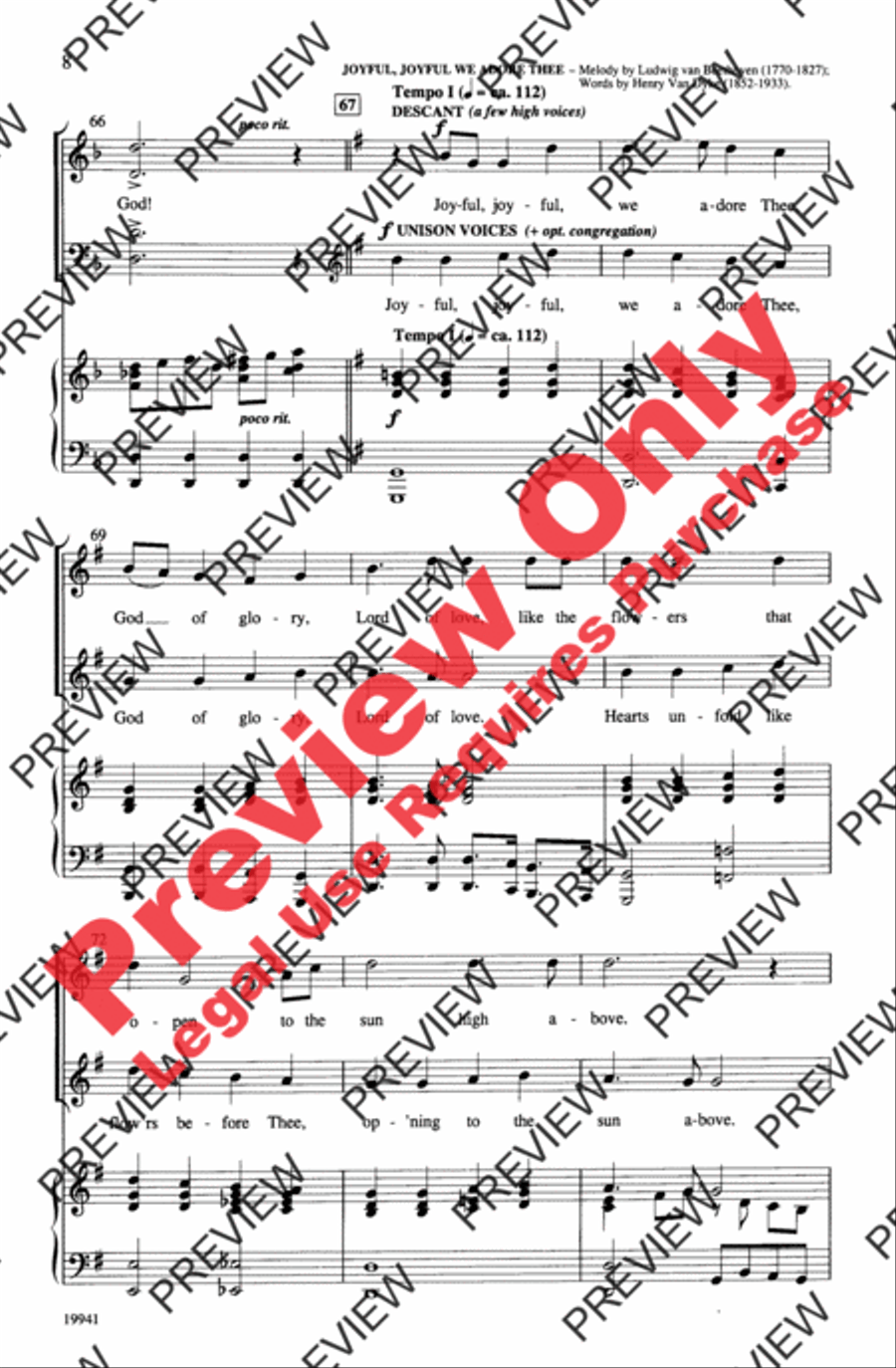 Resurrection Resurrection 4-Part scores gallery preview page 8