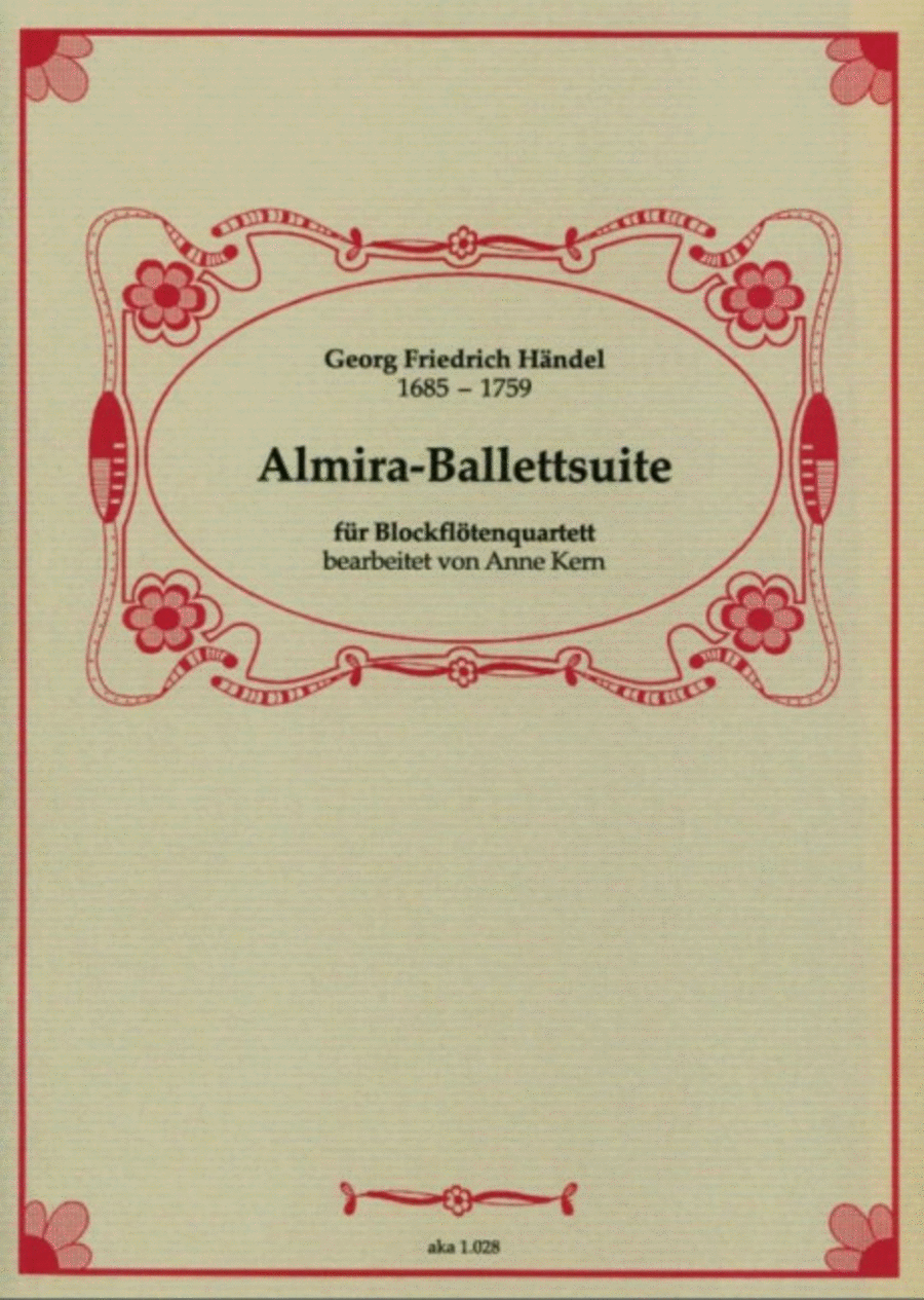 Almira-Ballettsuite 4-Part scores gallery preview page 1