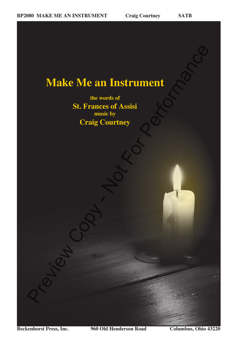 Make Me an Instrument - SATB 4-Part scores gallery preview page 2