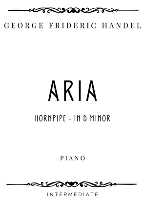 Book cover for Handel - Air (Hornpipe) in D minor - Intermediate