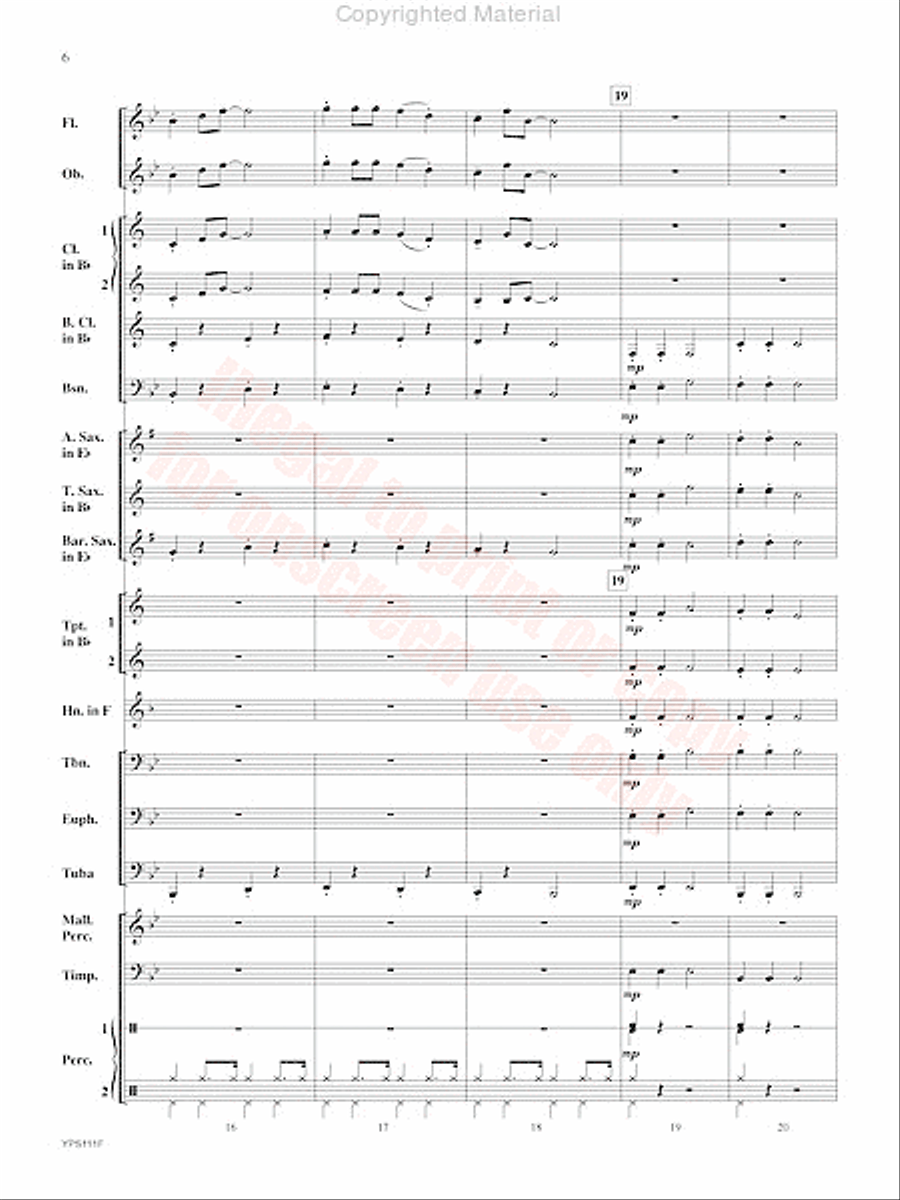 Swingin' Santa Concert Band scores gallery preview page 7