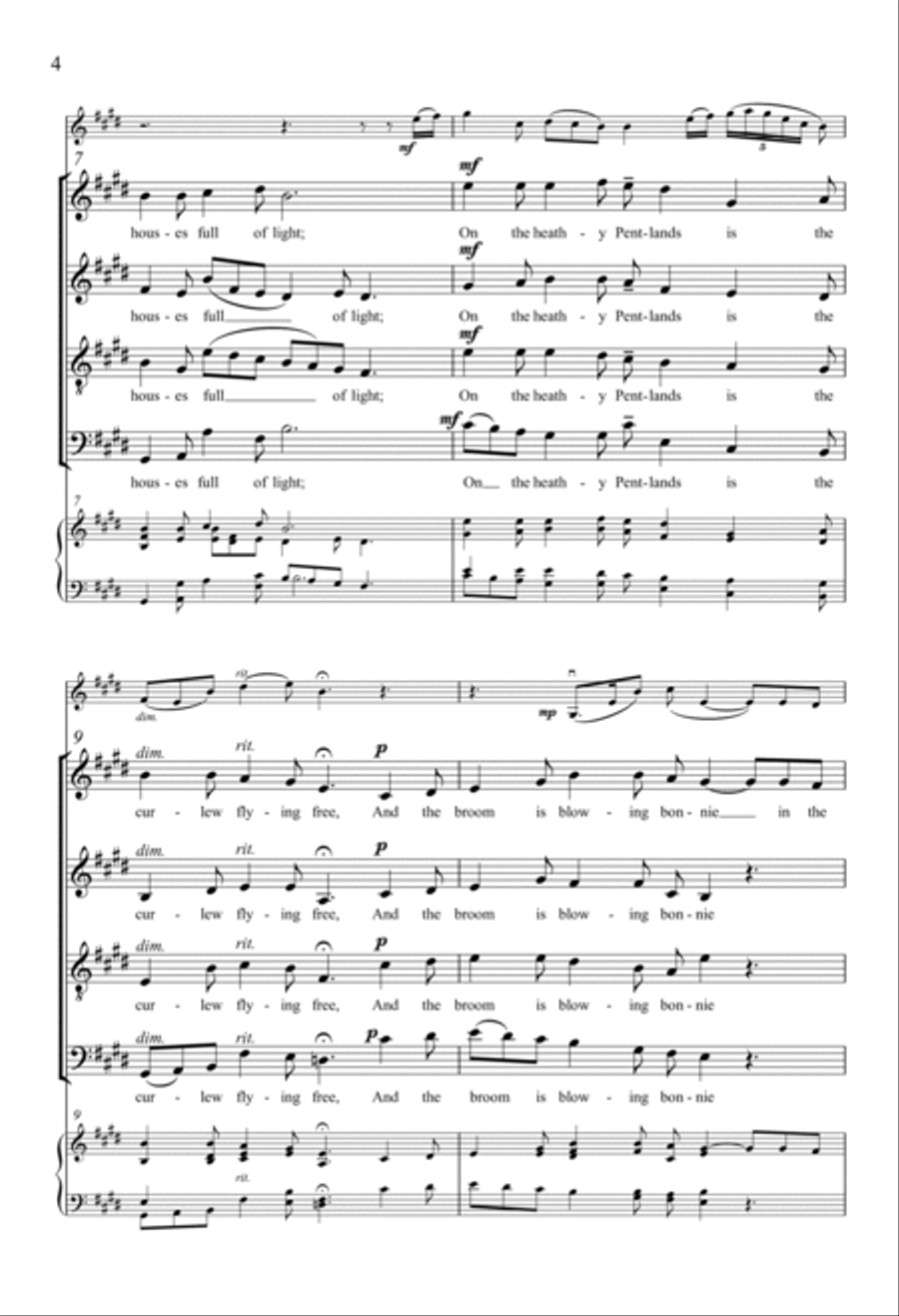 The North Countrie 4-Part scores gallery preview page 2