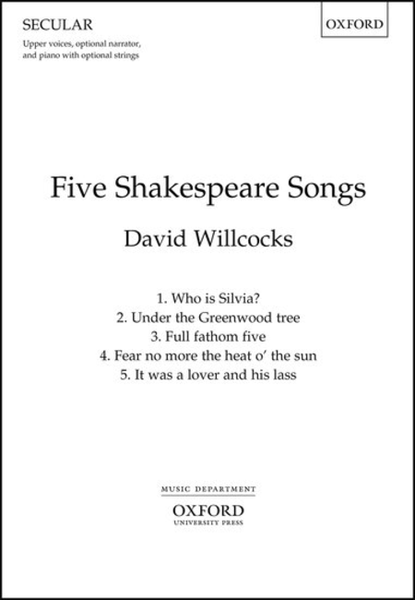 Five Shakespeare Songs