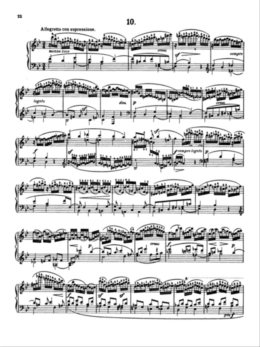 Clementi: Gradus ad Parnassum (Twenty-nine Selected Studies) Piano Method scores gallery preview page 1