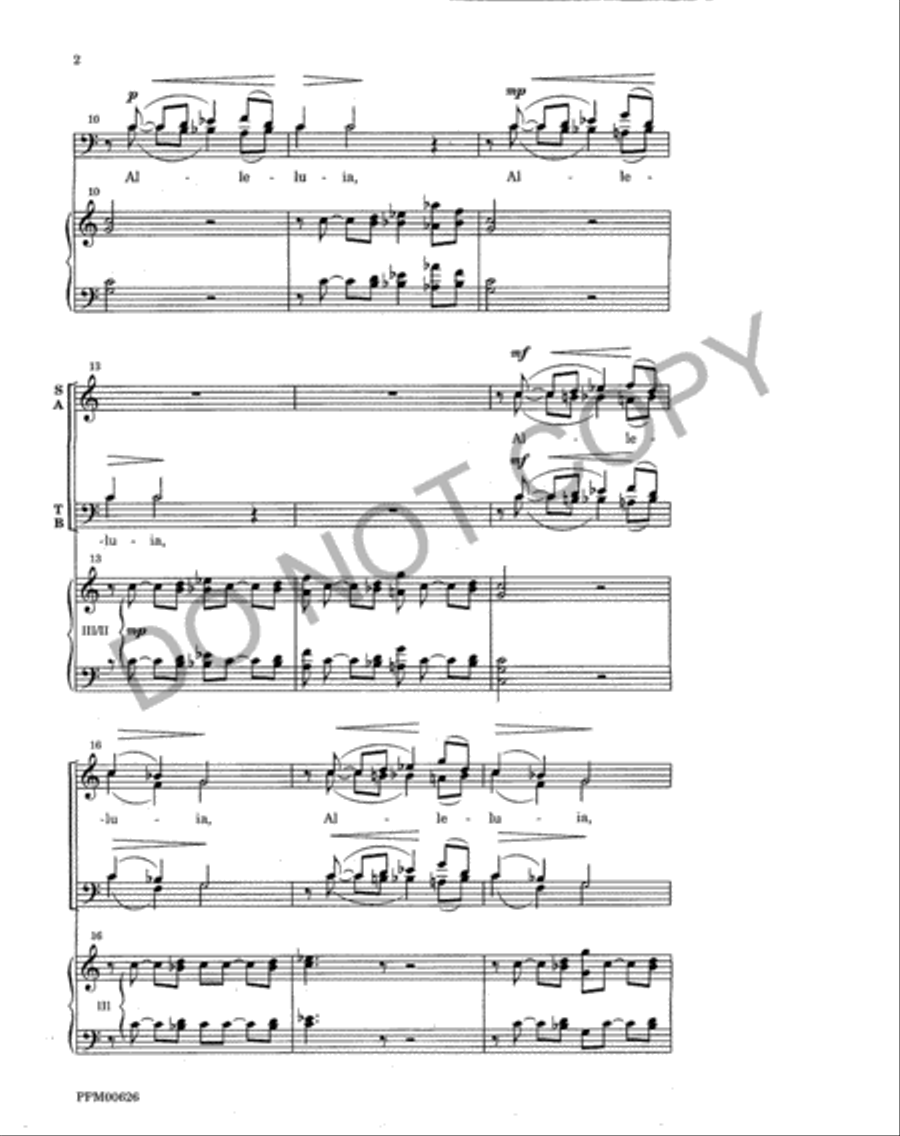 You Are One in Christ Jesus 4-Part scores gallery preview page 3
