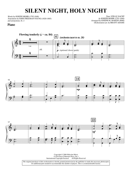 Silent Night, Holy Night (from "carols For Choir And Congregation") - Piano