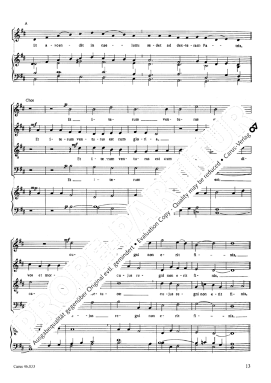 Missa Choralis zu GL 401-404 4-Part scores gallery preview page 14