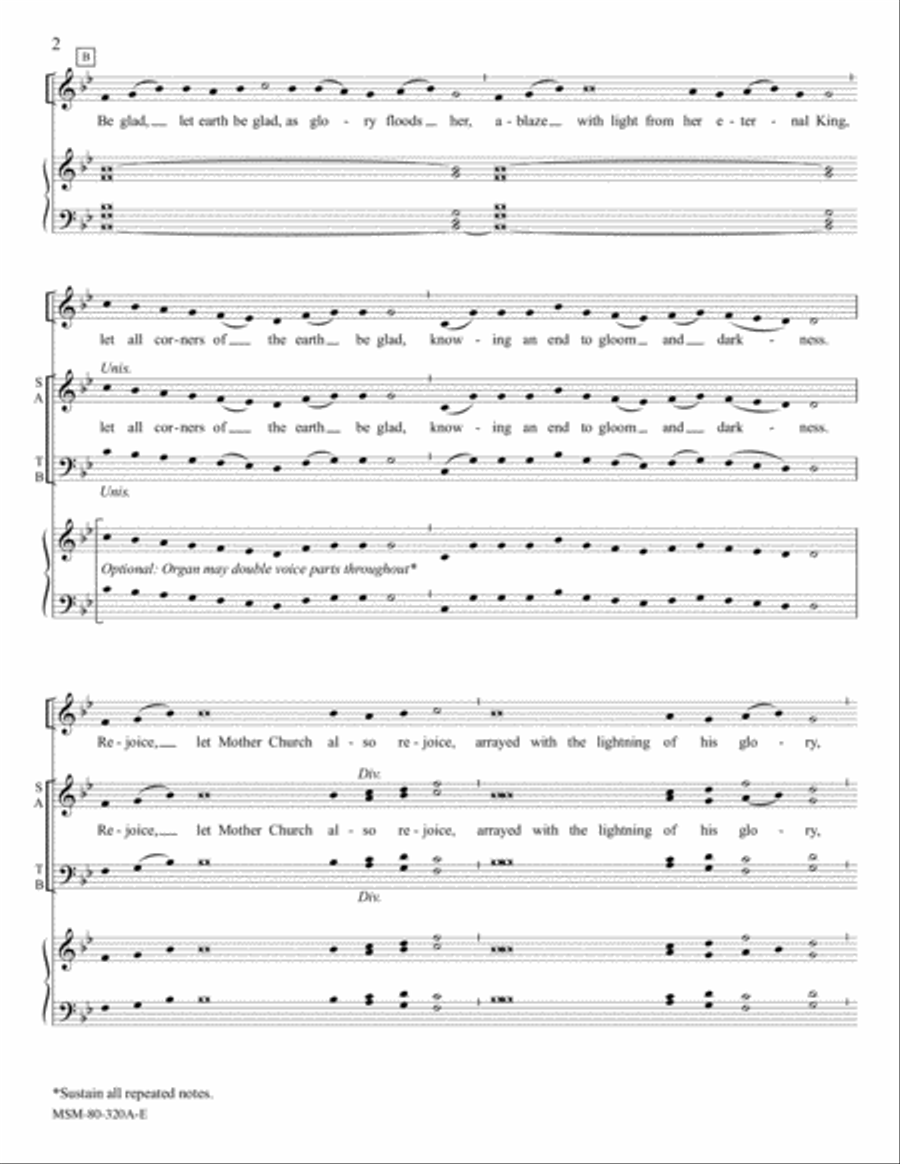 The Easter Proclamation: Exsultet Choir scores gallery preview page 3