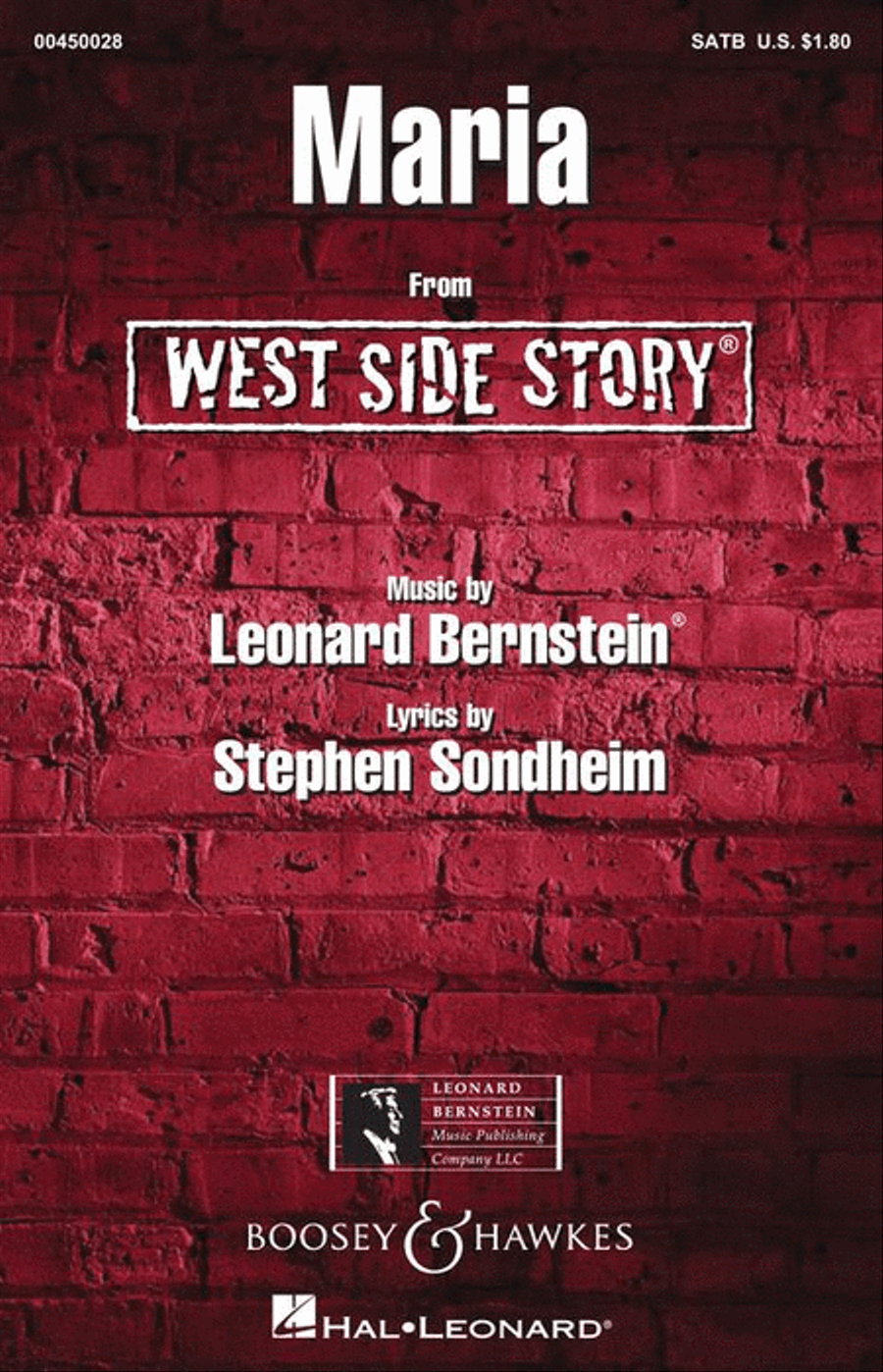 Maria (from West Side Story) 4-Part scores gallery preview page 2