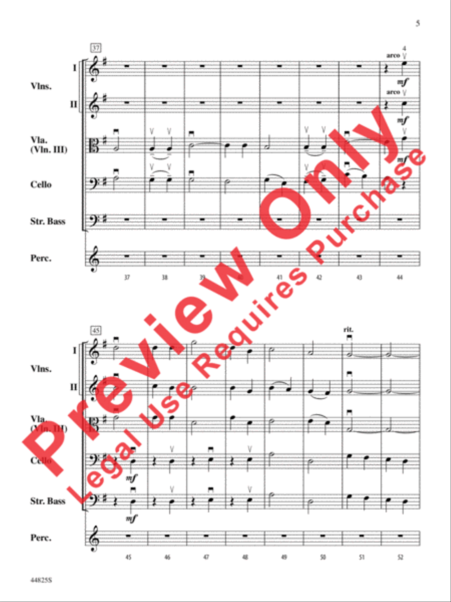Glorious Sight String Orchestra scores gallery preview page 13