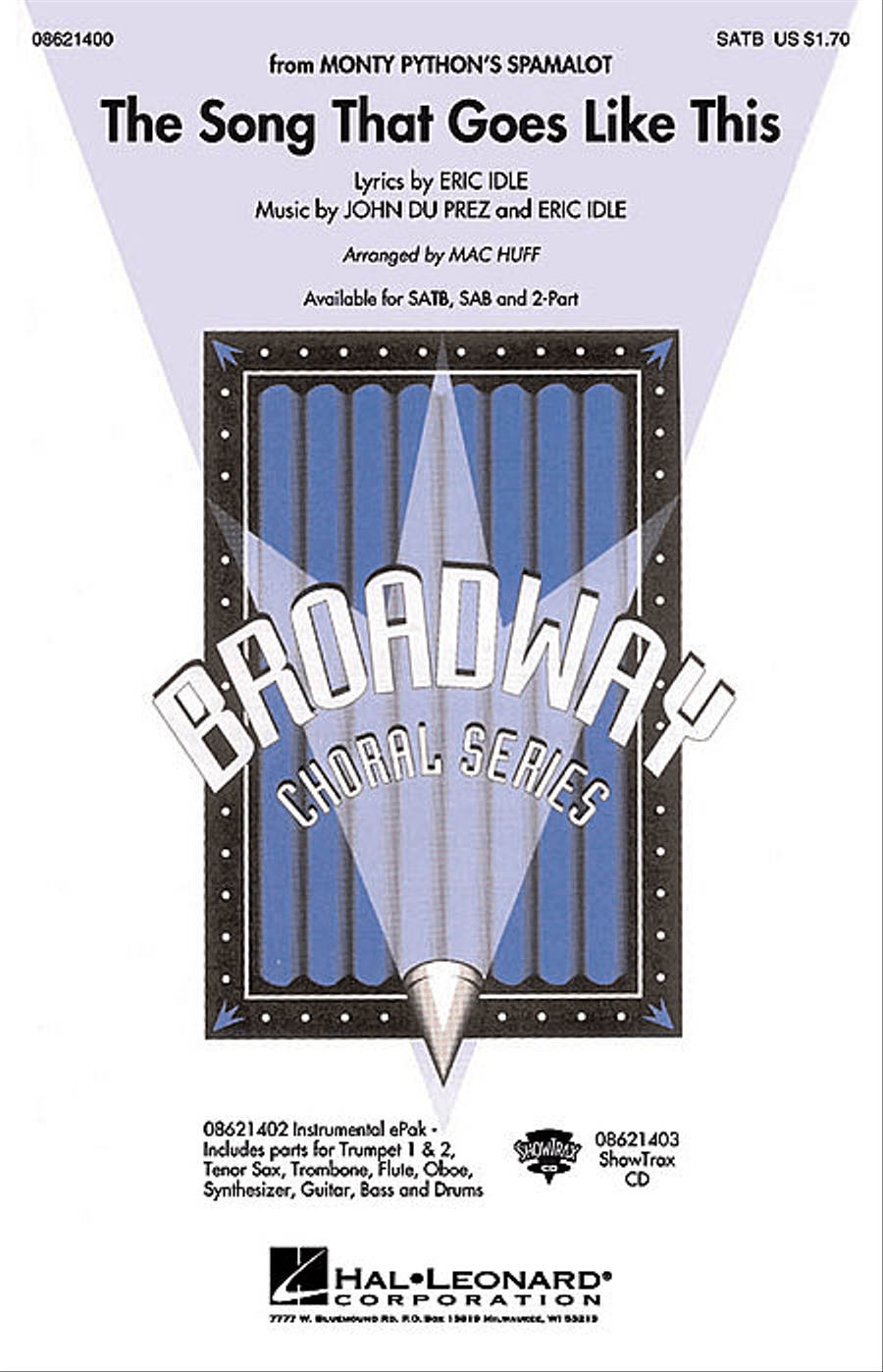 The Song That Goes like This - ShowTrax CD
