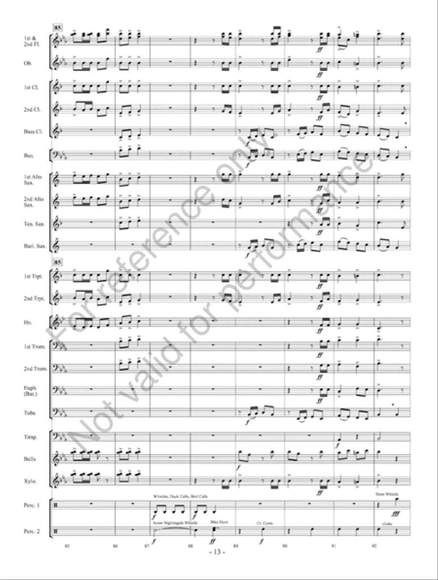 The Toymaker's Workshop Concert Band scores gallery preview page 14