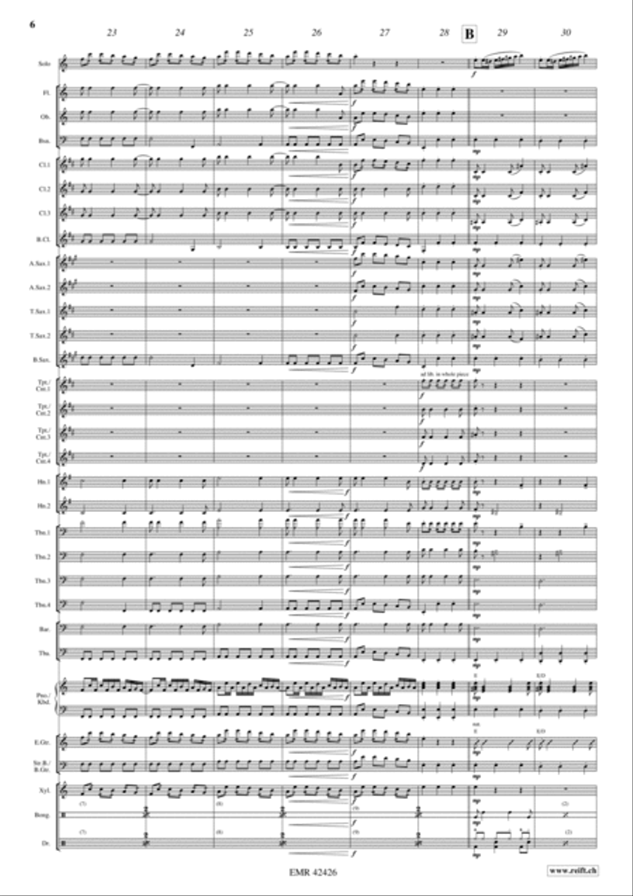 Storm Storm Concert Band scores gallery preview page 6