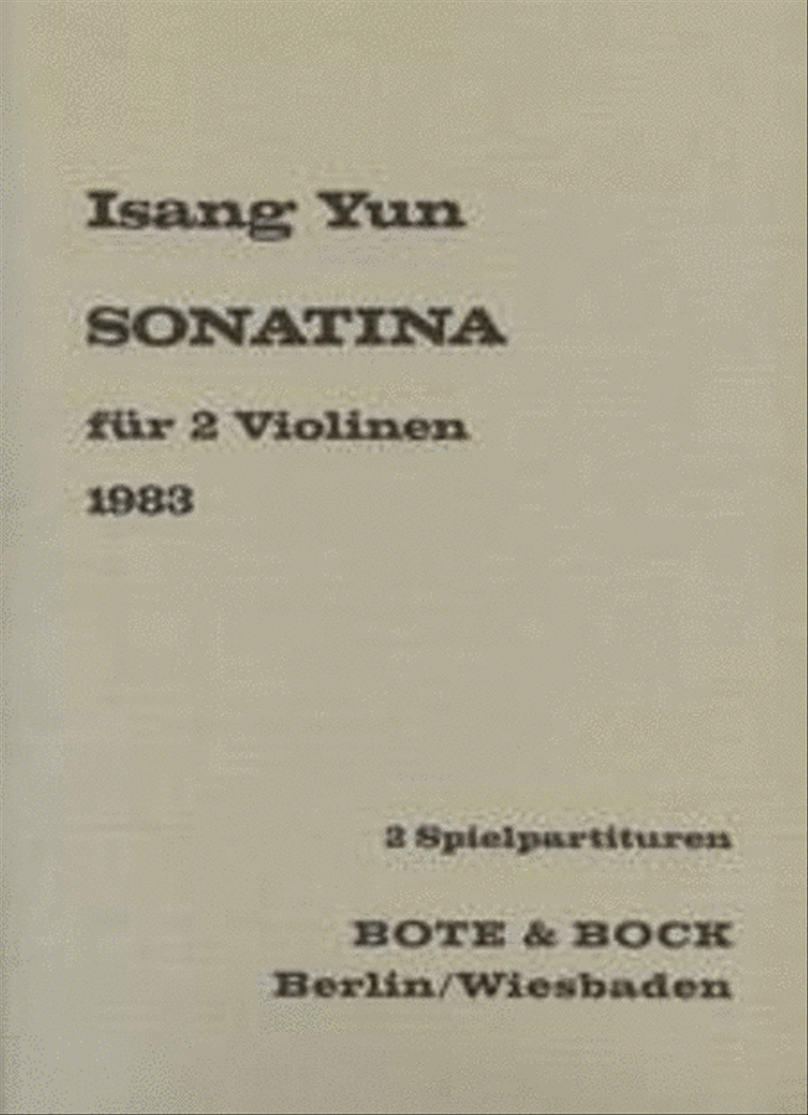 Sonatina String Duet scores gallery preview page 1