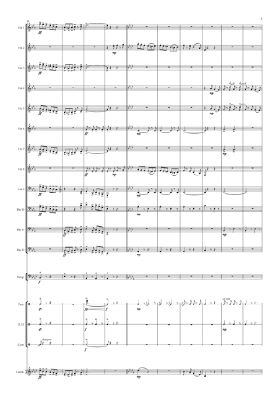 March From The Great Waldo Pepper Horn scores gallery preview page 5