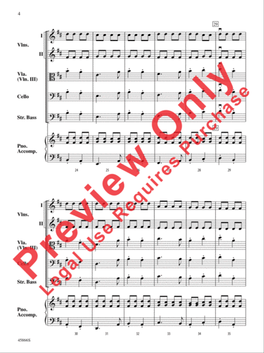 The Polka Dot Polka The Polka Dot Polka String Orchestra scores gallery preview page 4