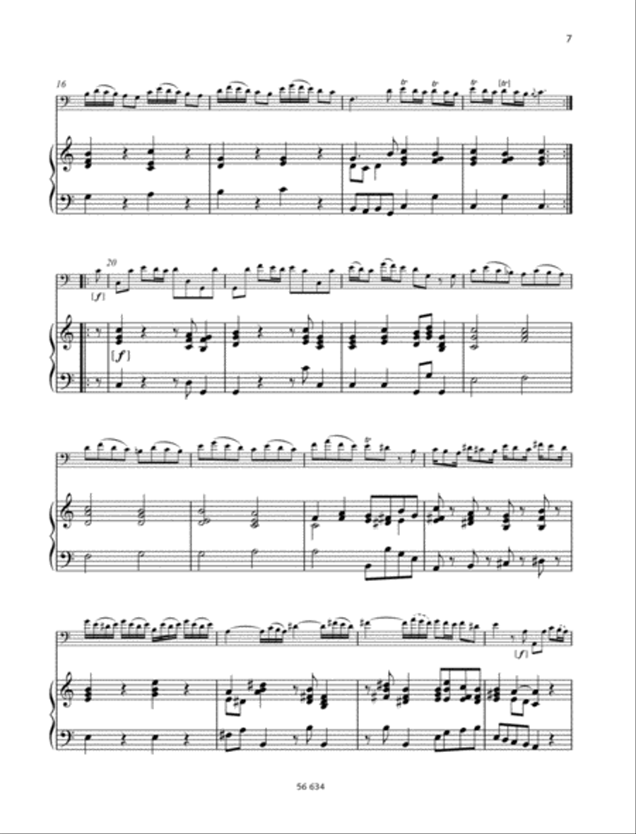 Sonata A minor Piano Accompaniment scores gallery preview page 4
