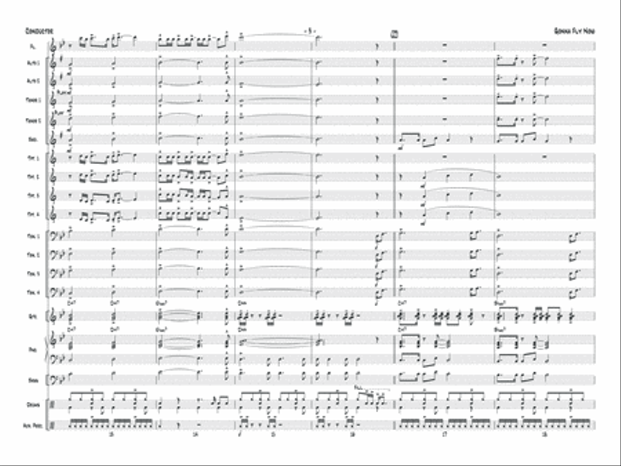Gonna Fly Now: Score Jazz Ensemble scores gallery preview page 5
