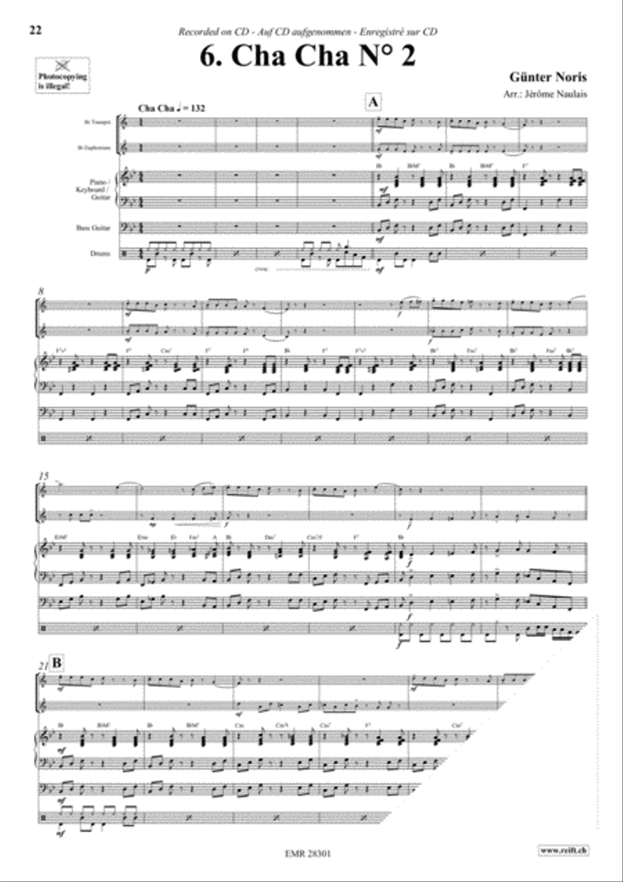 Let's Dance Volume 2 Brass Ensemble scores gallery preview page 8