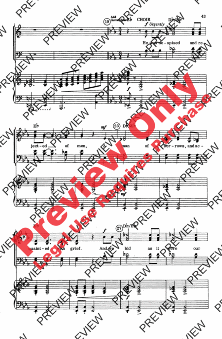 Then Came Sunday 4-Part scores gallery preview page 17