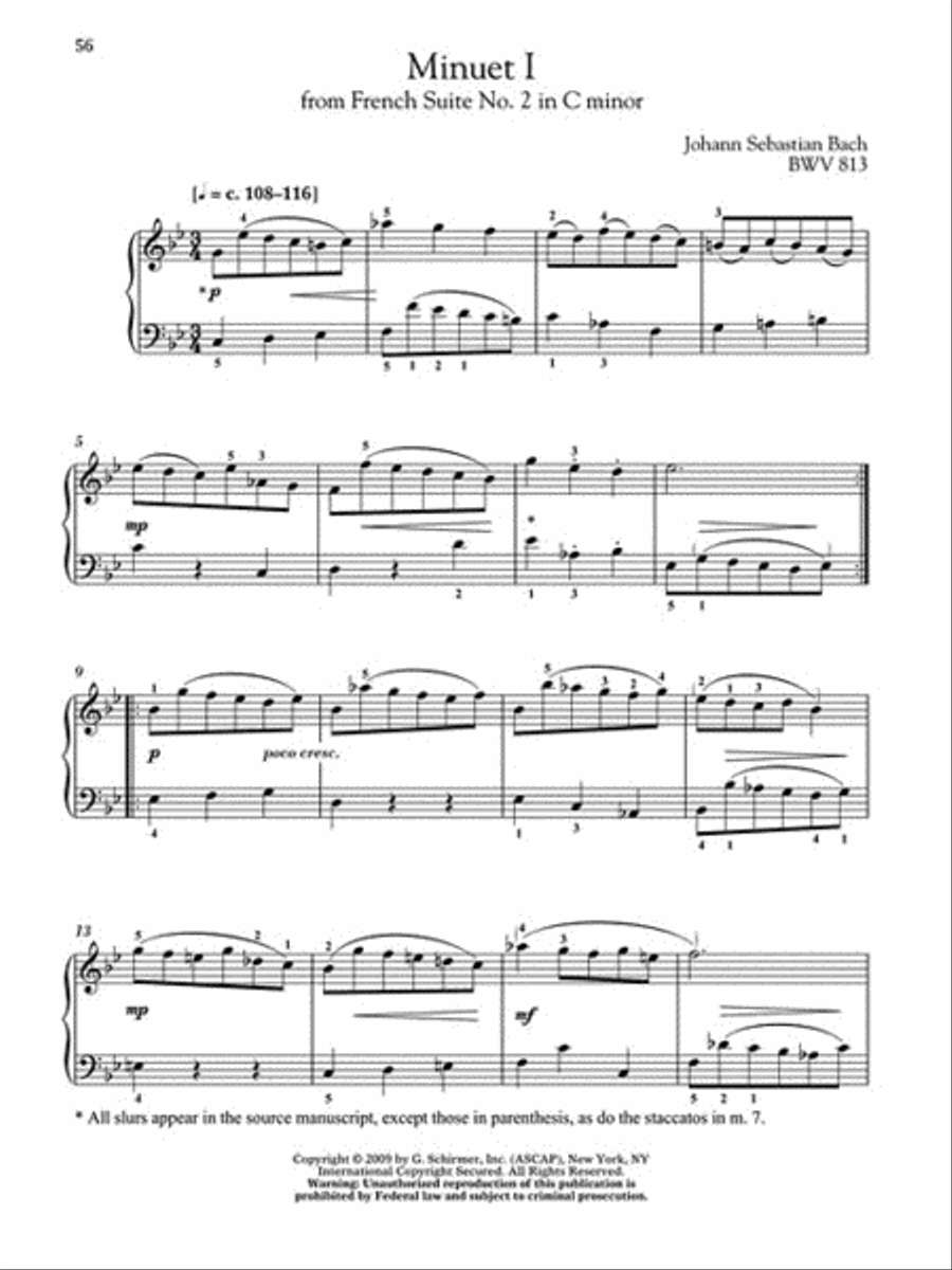 First Lessons in Bach Easy Piano scores gallery preview page 6