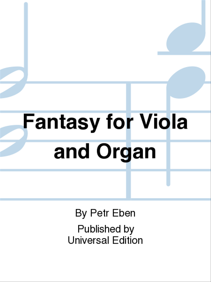 Fantasy For Viola And Organ Viola scores gallery preview page 1