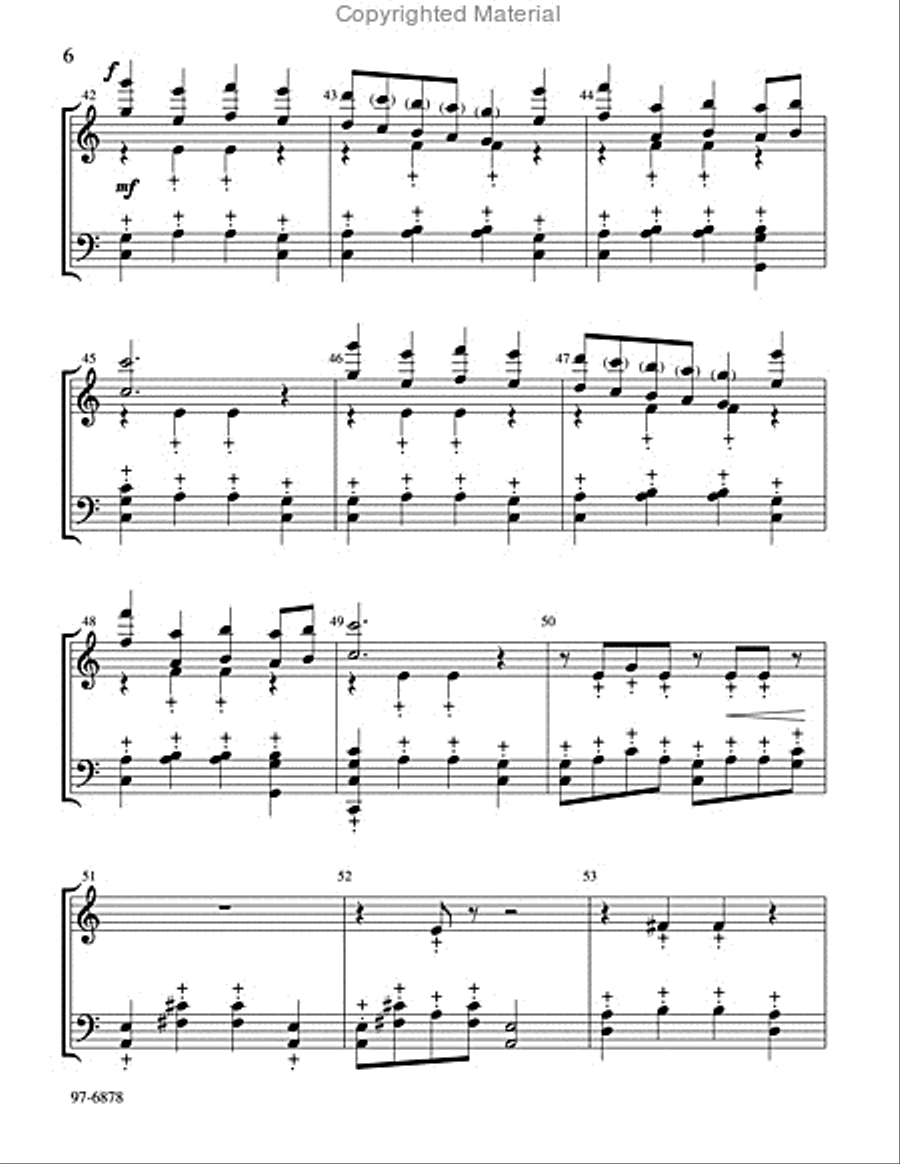 All Things Bright and Beautiful Handbell Choir scores gallery preview page 6