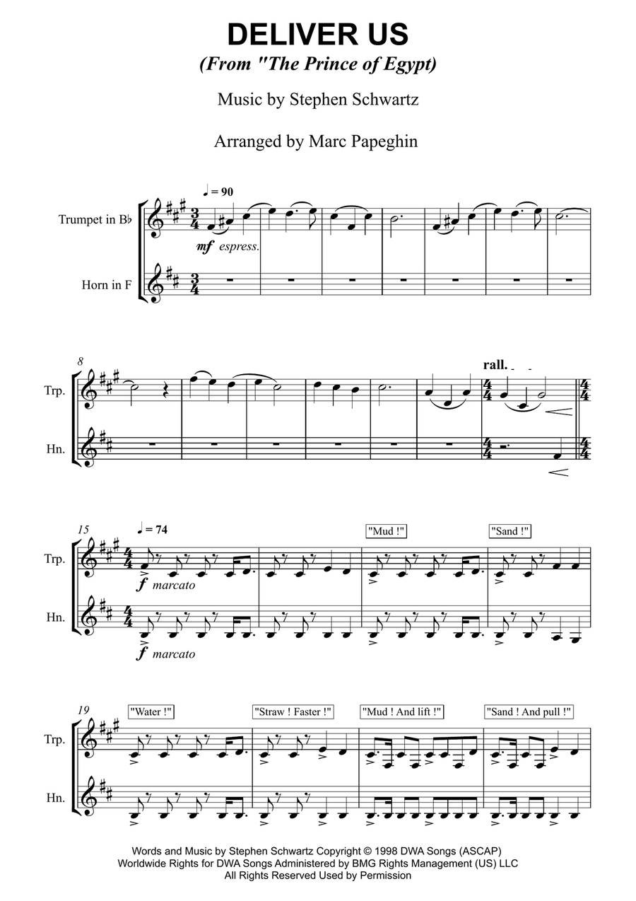 Deliver Us Deliver Us Brass Duet scores gallery preview page 2