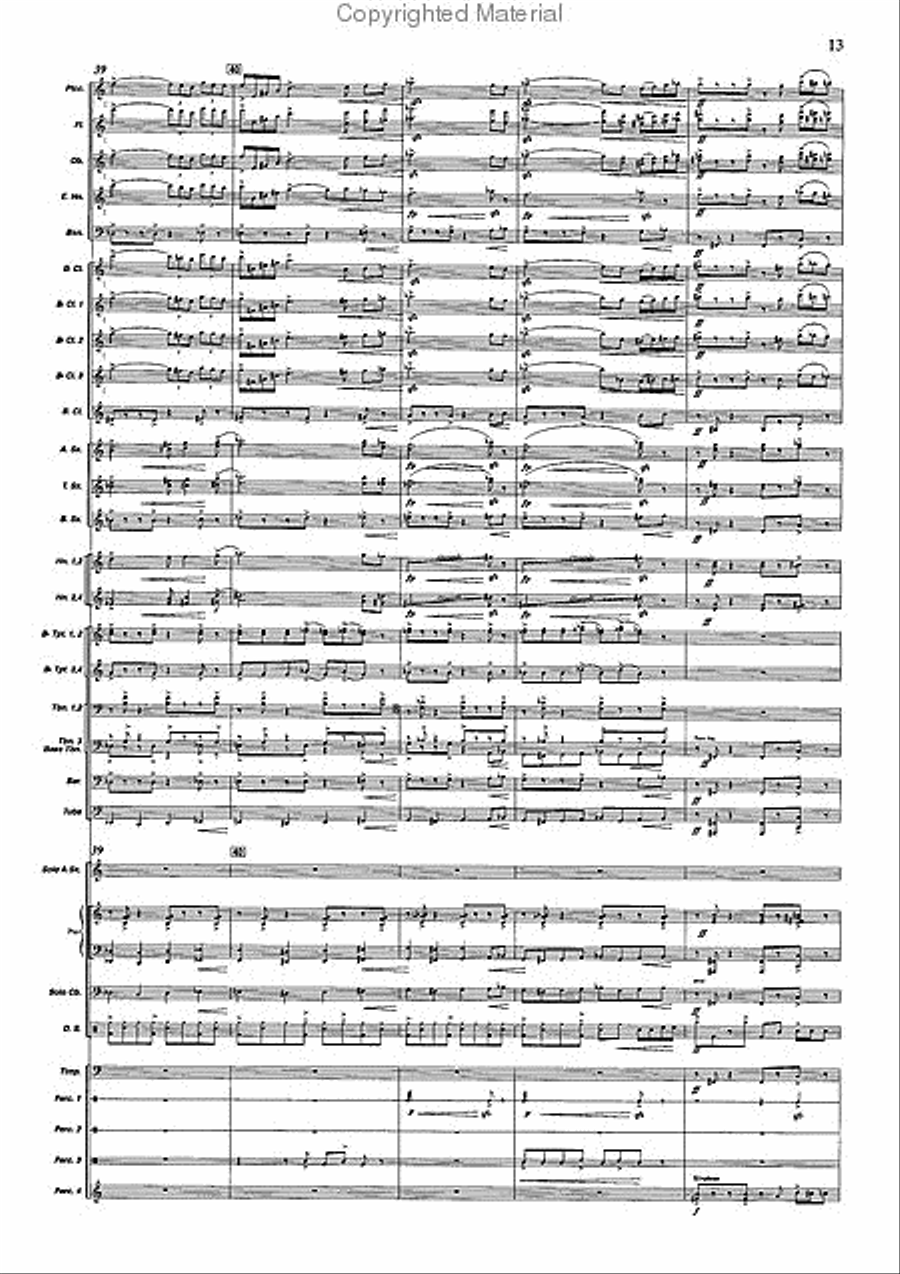 Concertango Concert Band scores gallery preview page 14