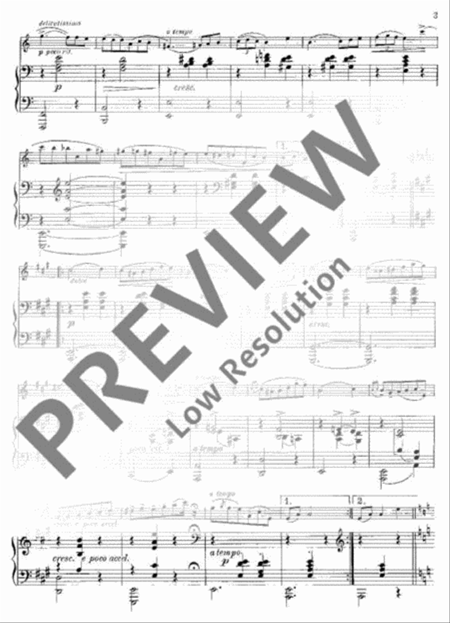 Mazurka A Minor Violin Solo scores gallery preview page 4