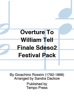 Book cover for Overture To William Tell Finale Sdeso2 Festival Pack