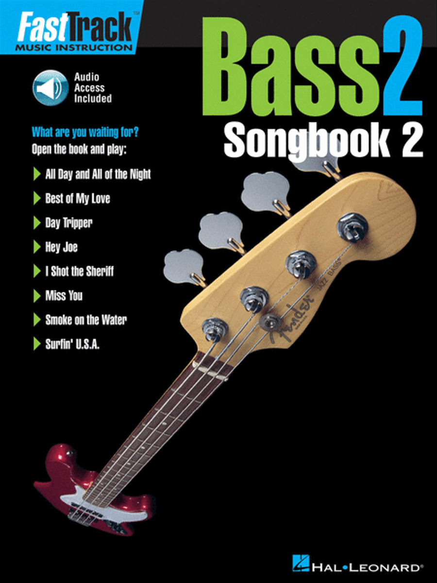 FastTrack Bass Songbook 2 – Level 2 by Various Bass Guitar Tablature - Sheet Music