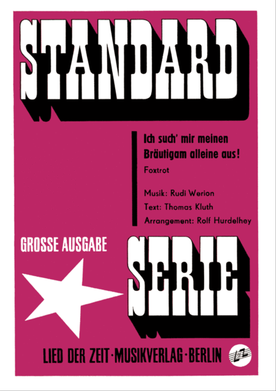 Ich such' mir meinen Brautigam alleine aus! Saxophone scores gallery preview page 1