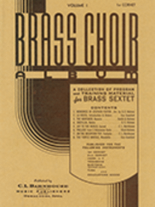 Book cover for Brass Choir No. 1