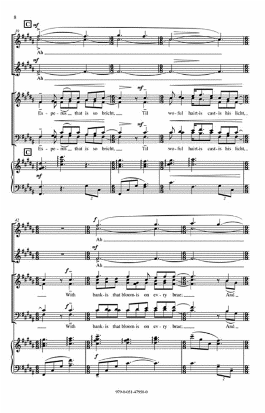 Beltane 4-Part scores gallery preview page 6
