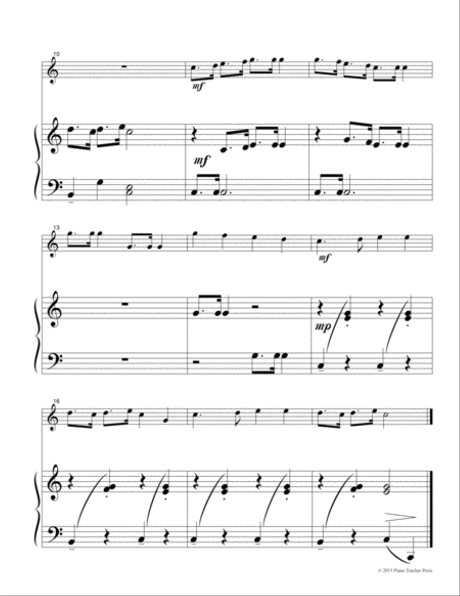 Alouette Alouette Chamber Orchestra scores gallery preview page 3