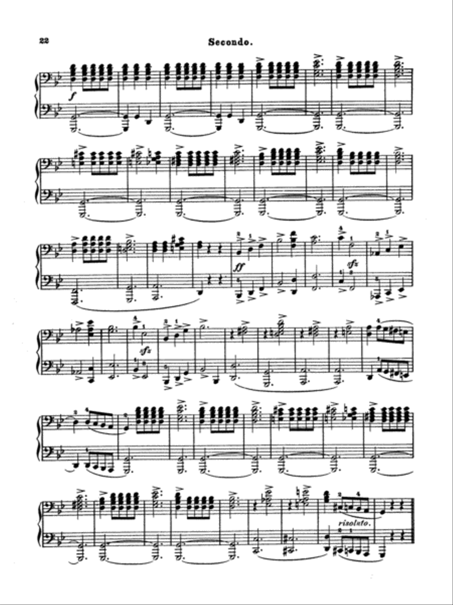 Moszkowski: Spanish Dances, Op. 12 Piano Duet scores gallery preview page 3