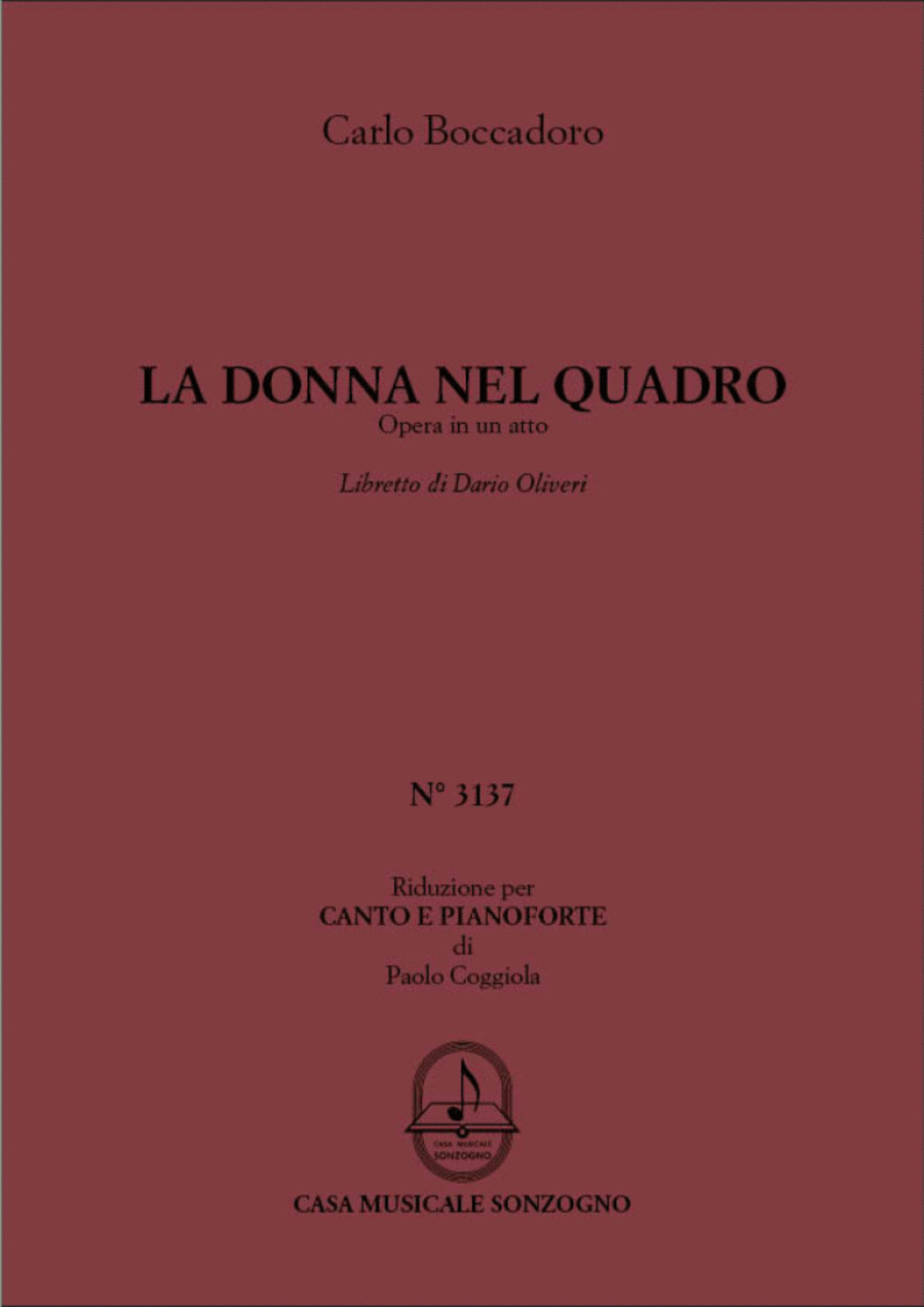 La donna nel quadro Voice Solo scores gallery preview page 1