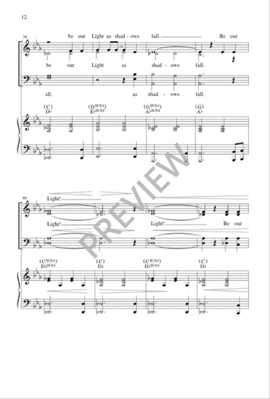 The Beginning and the End 4-Part scores gallery preview page 12