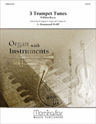 Book cover for Three Trumpet Tunes for Solo Trumpet and Organ