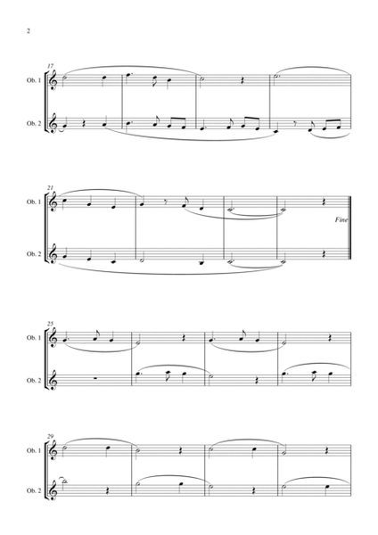 Silent Night (for oboe duet, suitable for grades 1-5) image number null