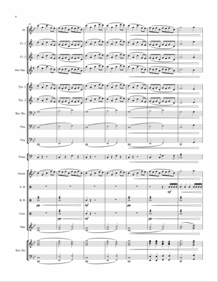 A Third Dimension Large Ensemble scores gallery preview page 4