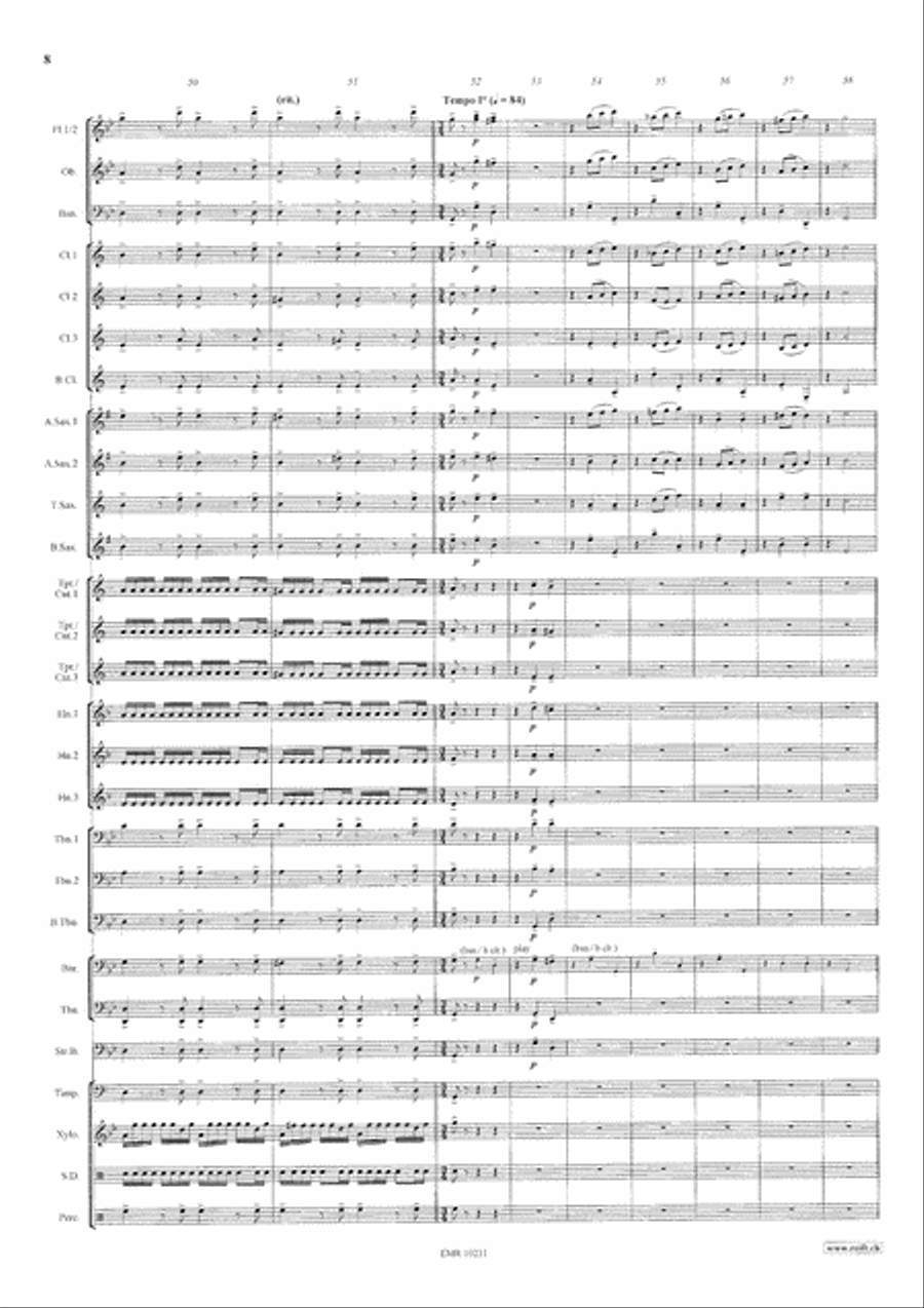 The Four Seasons The Four Seasons Concert Band scores gallery preview page 9