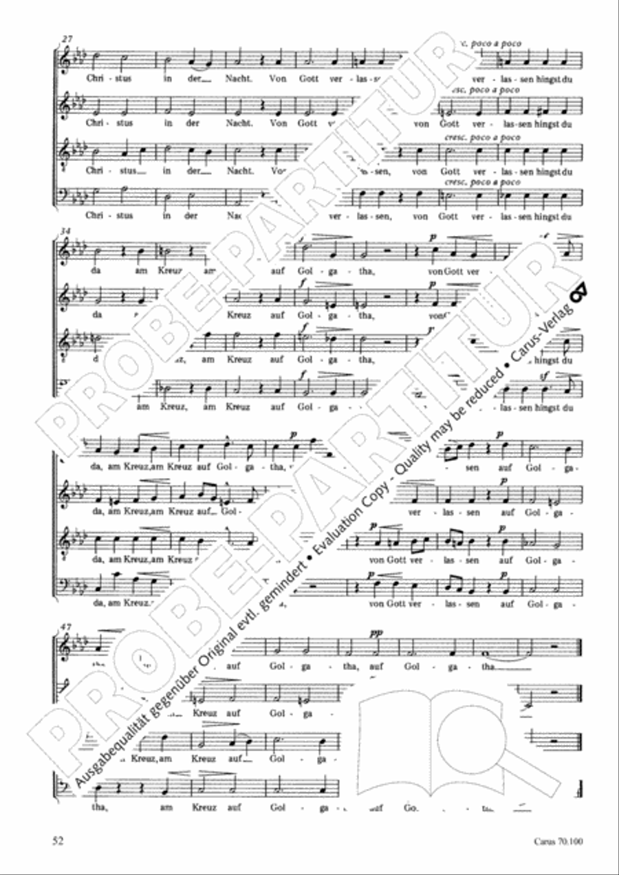 Geistliches Chorbuch der Romantik Choir scores gallery preview page 53