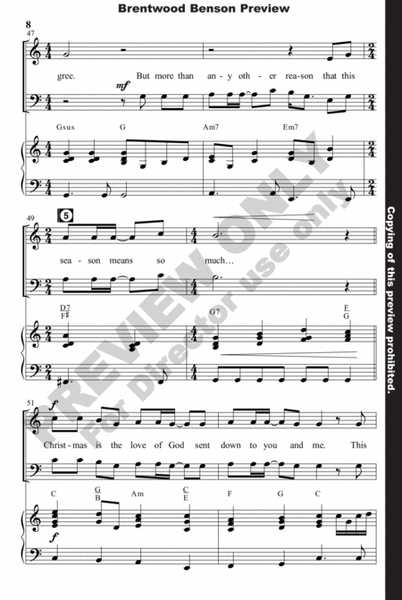 The Love Of God At Christmas (Choral Book) image number null
