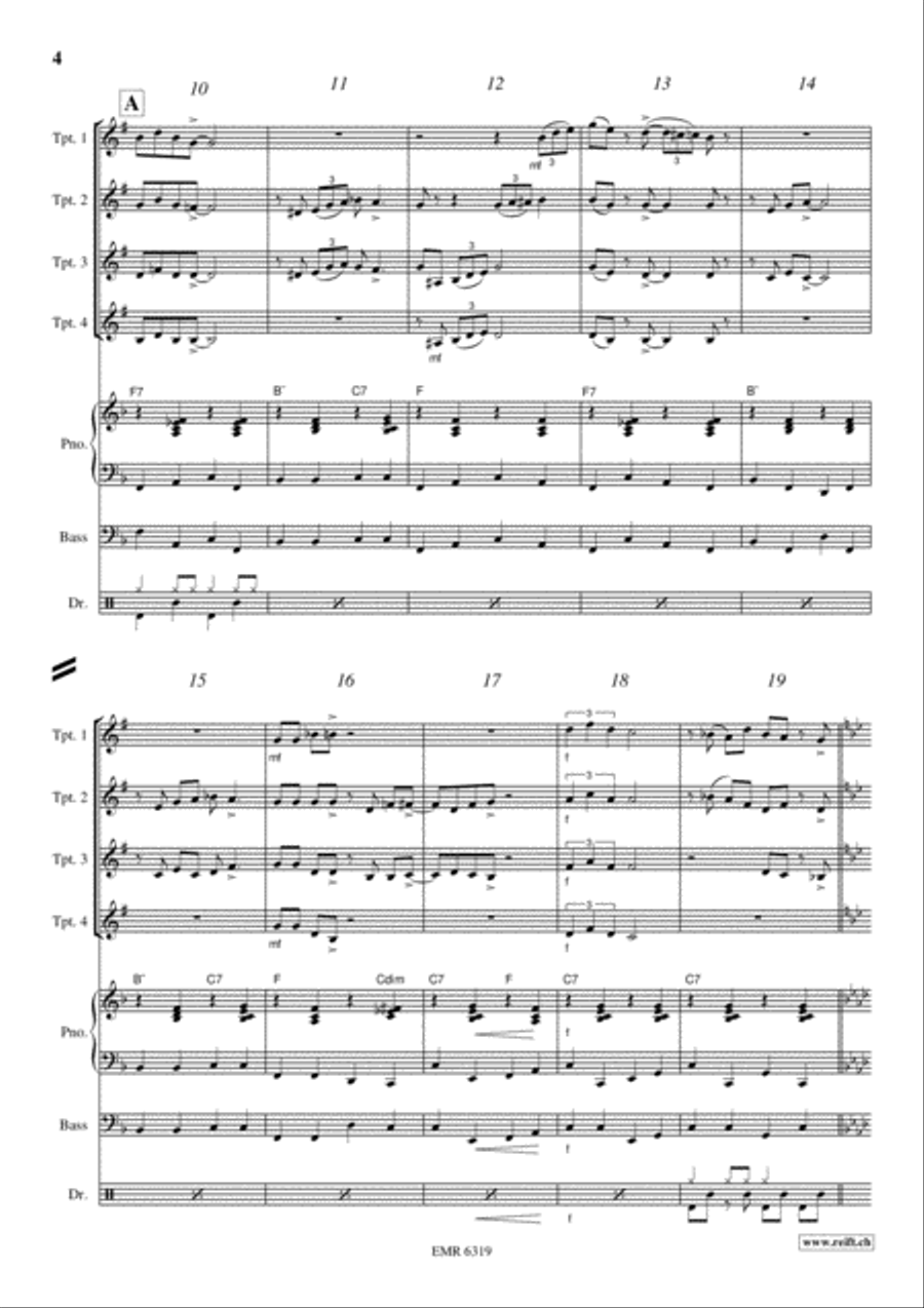 St. Louis Blues Trumpet scores gallery preview page 4