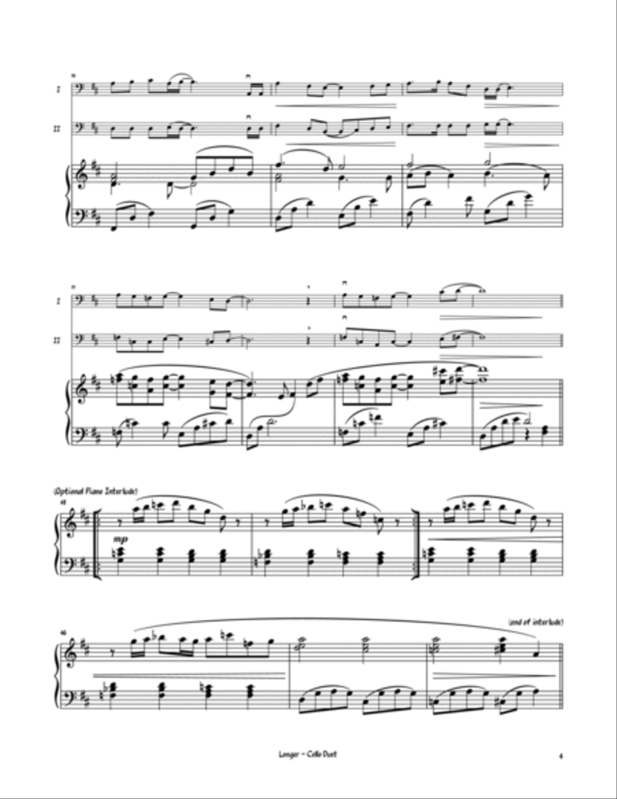 Longer String Duet scores gallery preview page 5