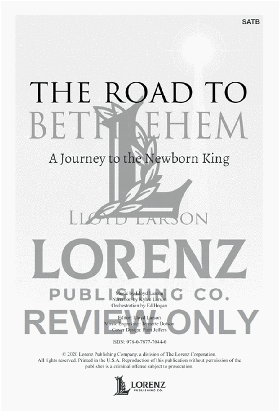The Road to Bethlehem 4-Part scores gallery preview page 2