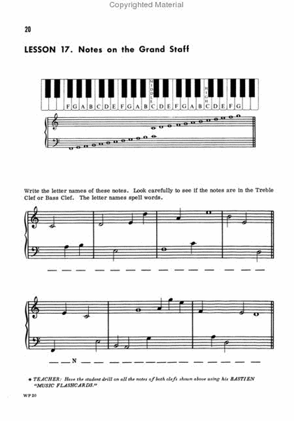 Note Speller, Level 1 by Jane Smisor Bastien Piano Method - Sheet Music