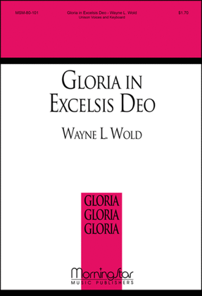 Book cover for Gloria in Excelsis Deo